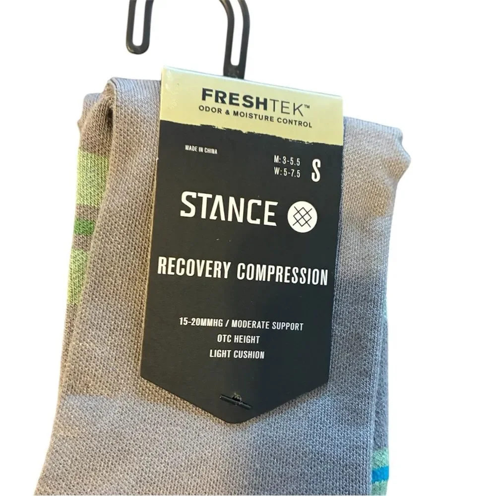 Stance recovery COMPRESSION OTC SOCKS 15-20 mmhg moderate support Kaden grey SM